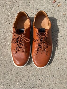 Olukai Leather Lace-Up Panepo'o - Brown US 9 EUR 42